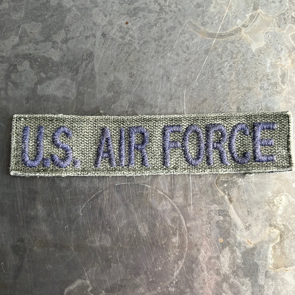 U.S. AIR FORCE embroidered tape patch - Vintage